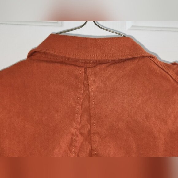 Rag & Bone XXS Cropped Burnt Orange Military Style Jacket - Picture 9 of 16